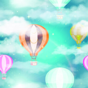 Tapeta Balony Za Chmurami