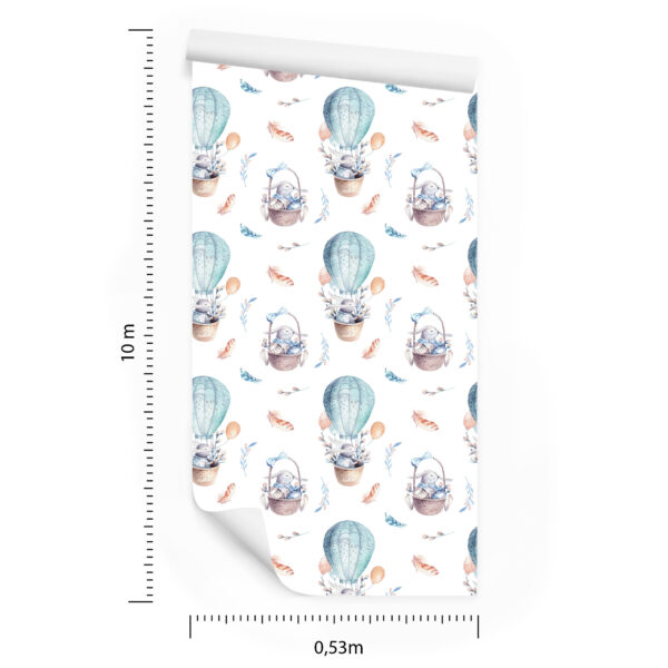 Tapeta Balony Z Roślinami W Tle - obrazek 3