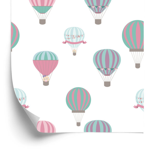 Tapeta Kolorowe Pojazdy Balony - obrazek 4