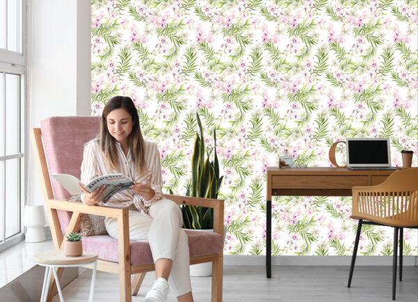 Tapeta Do Salonu Storczyki Orchidea Kwiaty Natura - obrazek 9