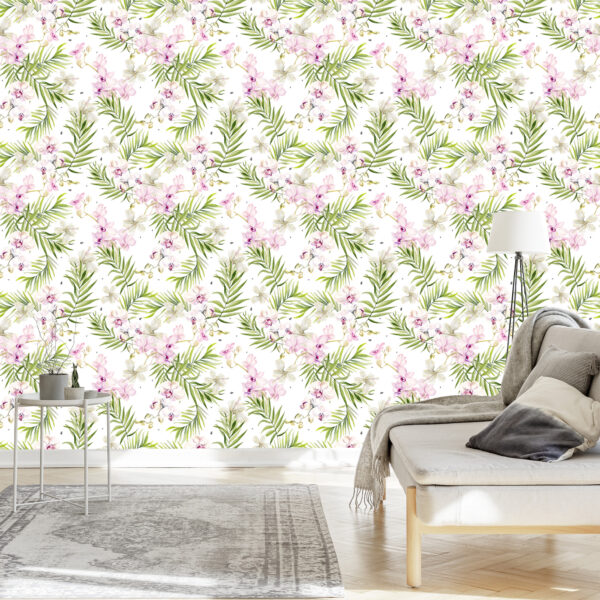 Tapeta Do Salonu Storczyki Orchidea Kwiaty Natura - obrazek 5