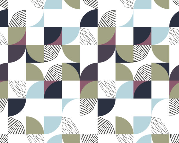 Tapeta Kolorowa Geometryczna Abstrakcja - obrazek 2