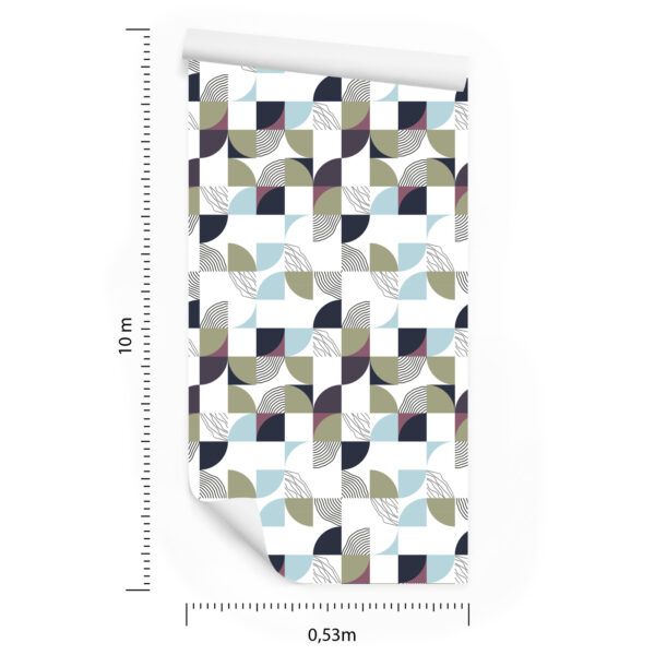 Tapeta Kolorowa Geometryczna Abstrakcja - obrazek 3