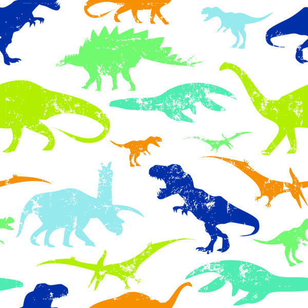 Tapeta Kolorowe Dinozaury, Pokój Dziecięcy - obrazek 2