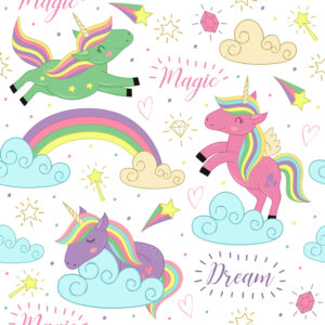 Tapeta Dla Dzieci - Magiczne Jednorożce