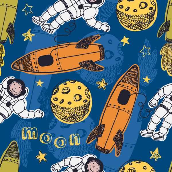 Tapeta Astronauci Wśród Planet - obrazek 2