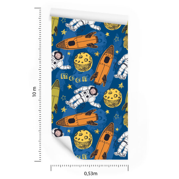 Tapeta Astronauci Wśród Planet - obrazek 3