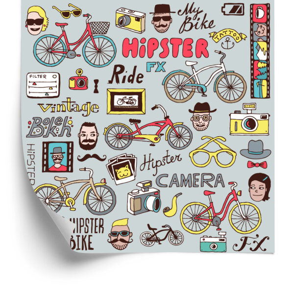 Tapeta Hipsterski Kolaż - obrazek 4
