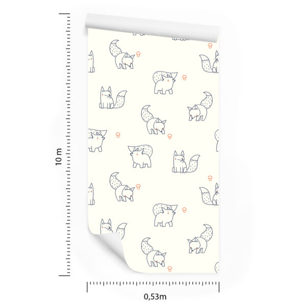 Tapeta Minimalistyczne Lisy - obrazek 3