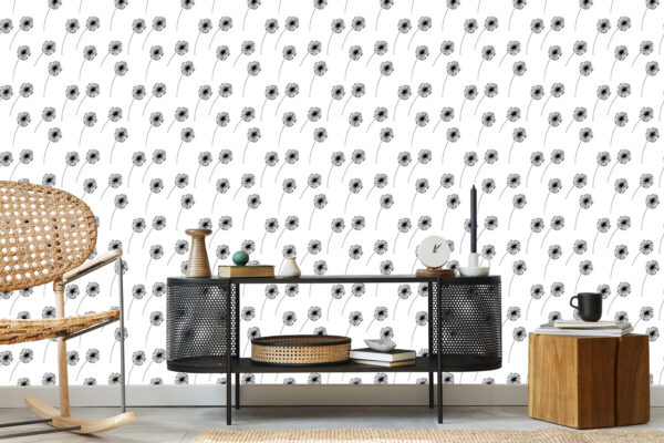 Tapeta Minimalistyczne Rysowane Dmuchawce - obrazek 7