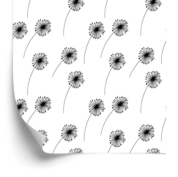 Tapeta Minimalistyczne Rysowane Dmuchawce - obrazek 4