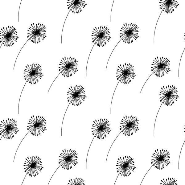 Tapeta Minimalistyczne Rysowane Dmuchawce - obrazek 2