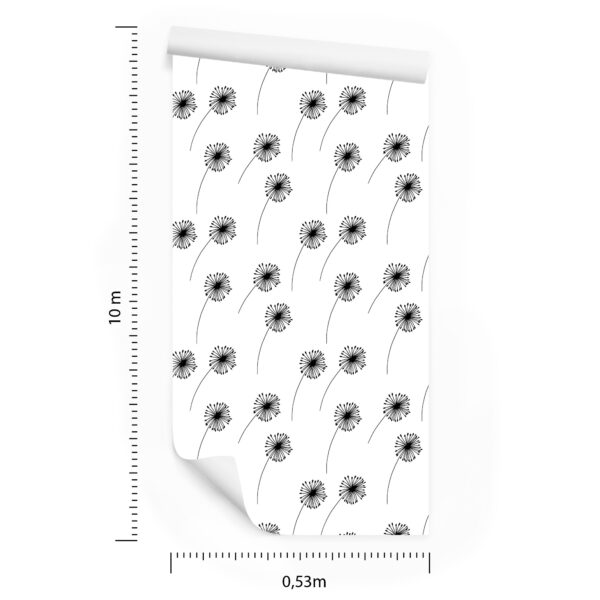 Tapeta Minimalistyczne Rysowane Dmuchawce - obrazek 3