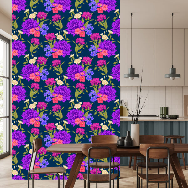 Tapeta Bukiet Kwiatów W Stylu Retro - obrazek 6