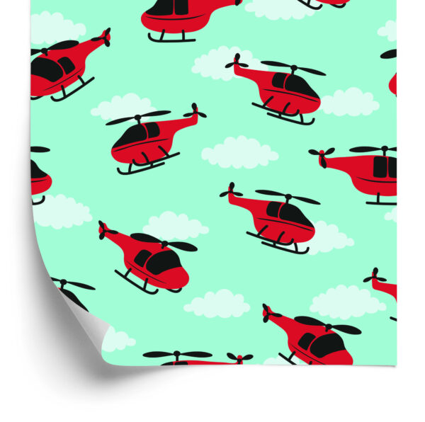 Tapeta Czerwone Helikoptery - obrazek 4
