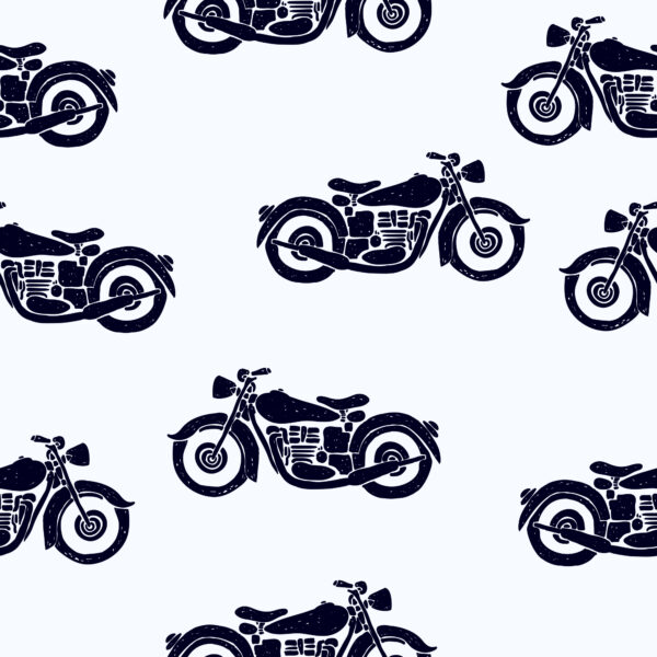 Tapeta Czarno-Białe Motocykle Vintage - obrazek 2