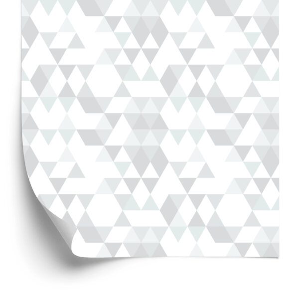 Tapeta Geometryczna - Kolorowe Trójkąty - obrazek 4