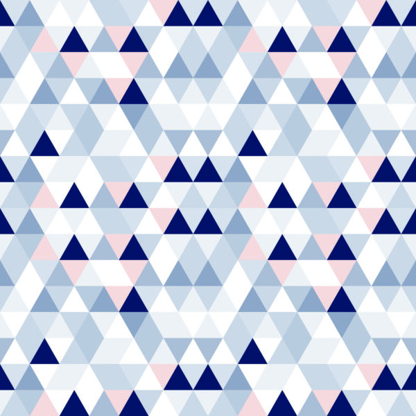 Tapeta Geometryczna - Trójkąty W Pastelowych Barwach - obrazek 2