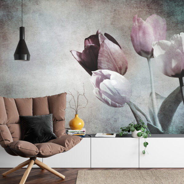 Fototapeta Tulipany W Stylu Vintage - obrazek 6