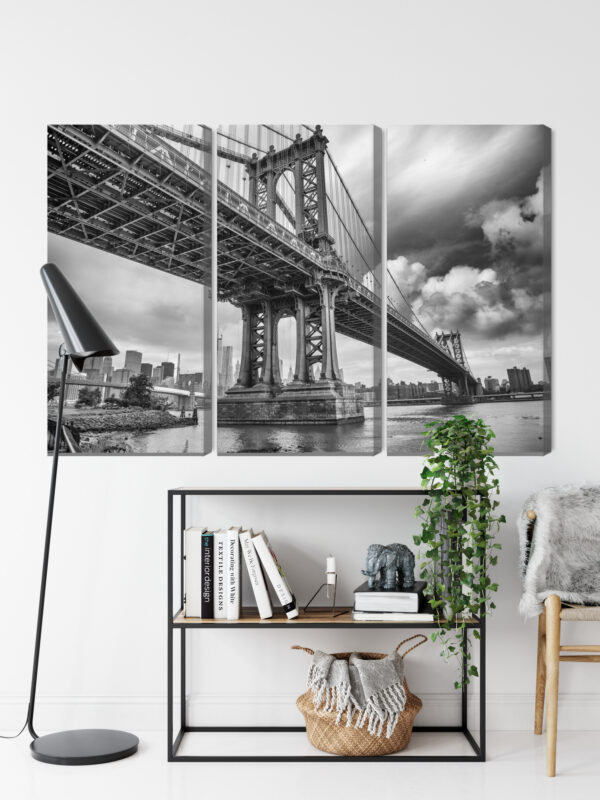 Obraz Wieloczęściowy Most Manhattan W Nowym Jorku - obrazek 10