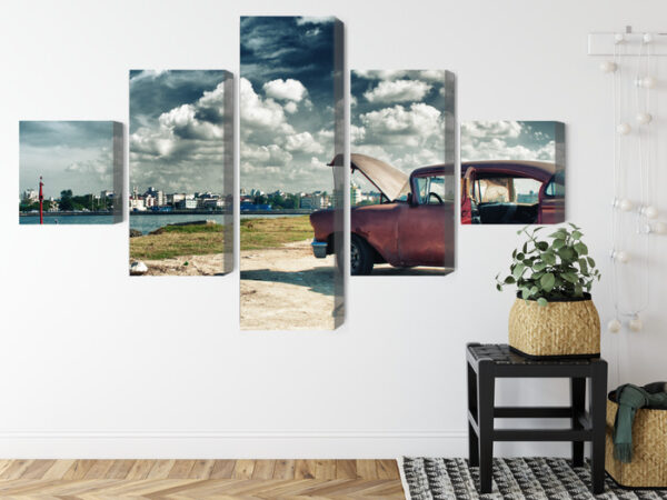 Obraz Wieloczęściowy Panoramiczny Widok Na Hawanę I Malecon - obrazek 9