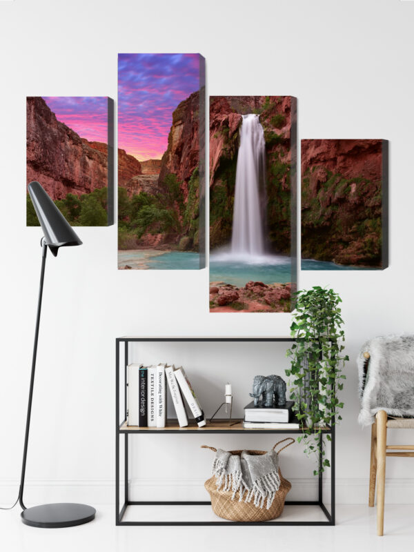 Obraz Wieloczęściowy Wodospady Havasupai - obrazek 10