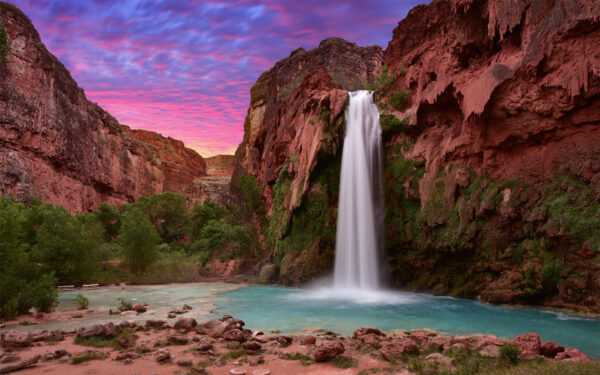 Obraz Wieloczęściowy Wodospady Havasupai - obrazek 2