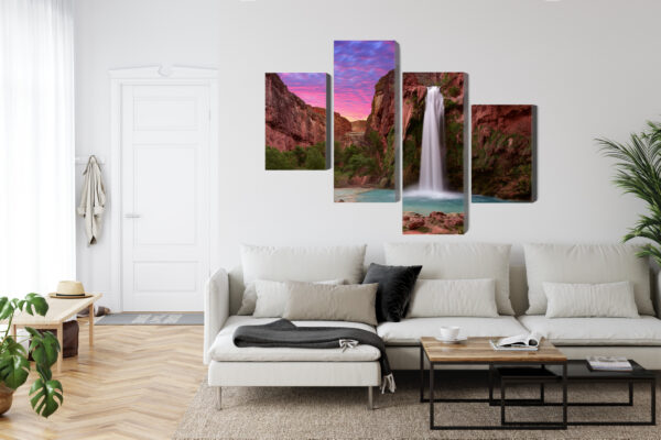 Obraz Wieloczęściowy Wodospady Havasupai - obrazek 7