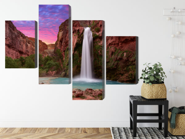 Obraz Wieloczęściowy Wodospady Havasupai - obrazek 9