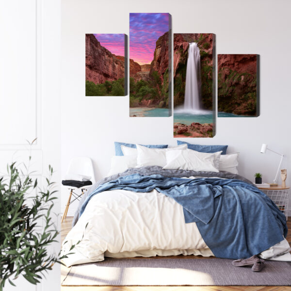 Obraz Wieloczęściowy Wodospady Havasupai - obrazek 4
