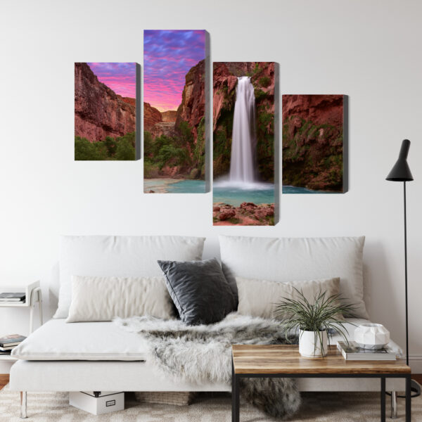 Obraz Wieloczęściowy Wodospady Havasupai - obrazek 5