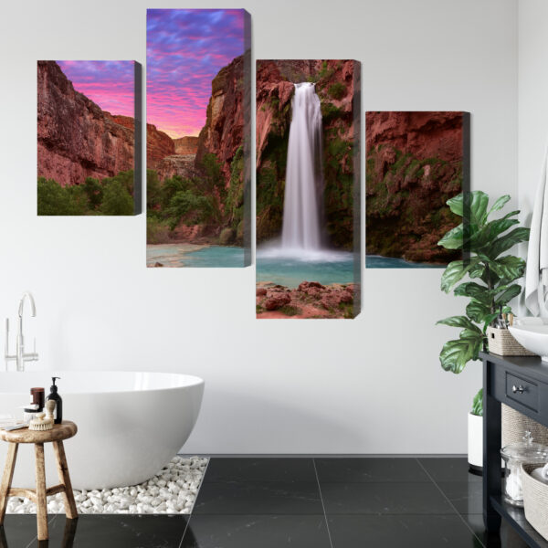 Obraz Wieloczęściowy Wodospady Havasupai - obrazek 6