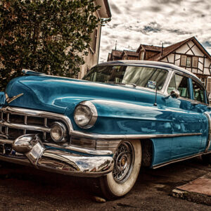 Obraz Wieloczęściowy Niebieski Cadillac Eldorado Z 1953 Roku
