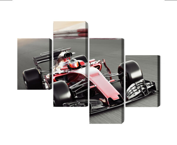 Obraz Wieloczęściowy Samochód Formuły 1 Na Torze - obrazek 3