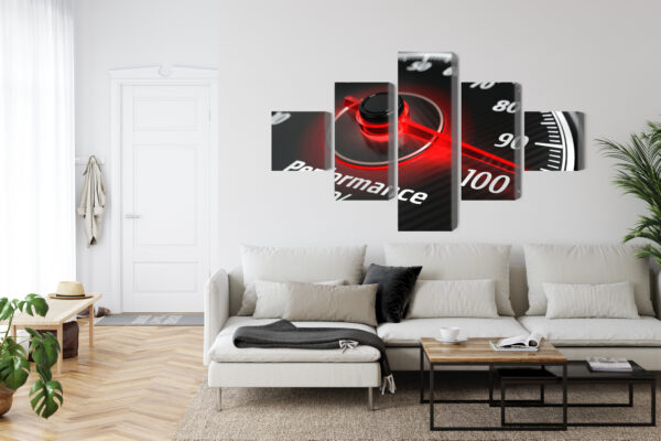 Obraz Wieloczęściowy Nowoczesny Licznik 3D - obrazek 7