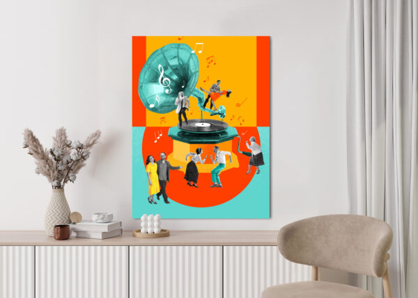 Plakat Wielokolorowy Kolaż Pop-Art - obrazek 6