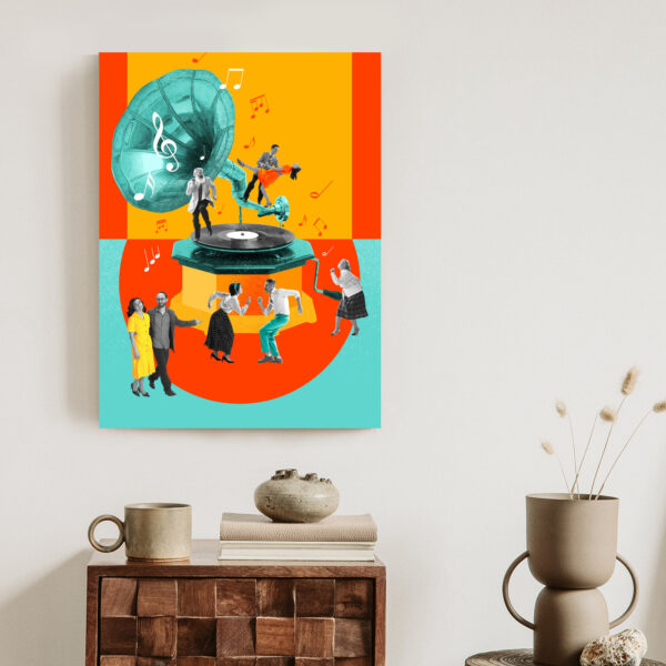 Plakat Wielokolorowy Kolaż Pop-Art - obrazek 4