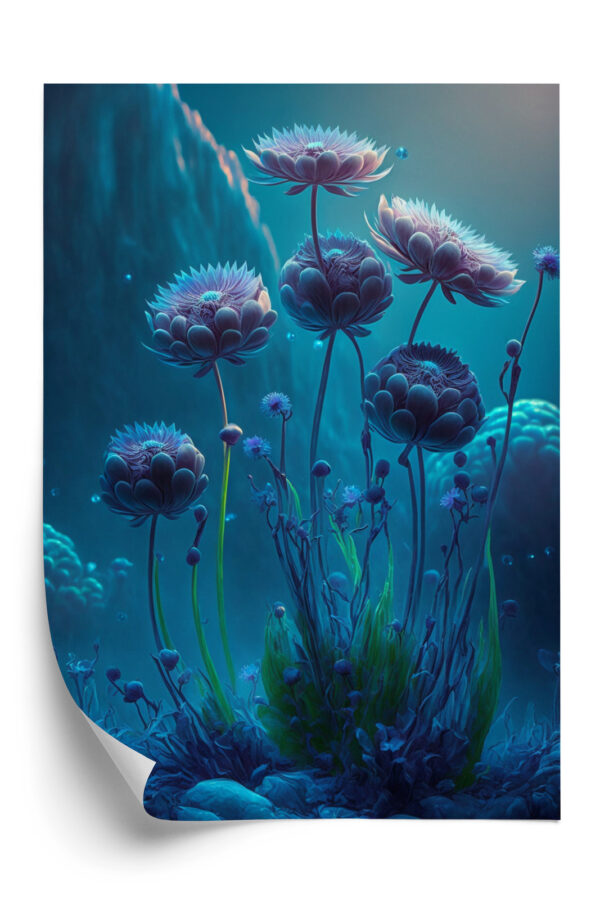 Plakat Polne Kwiaty W Stylu Fantasy - obrazek 3