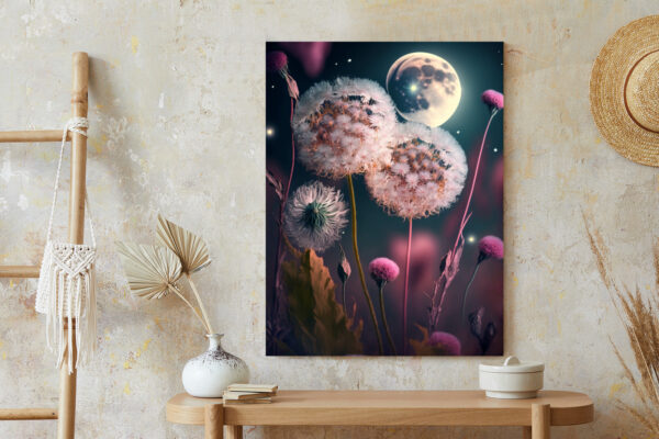 Plakat Dmuchawce Na Tle Nocnego Nieba - obrazek 7