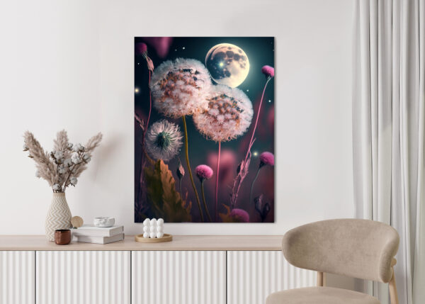 Plakat Dmuchawce Na Tle Nocnego Nieba - obrazek 6