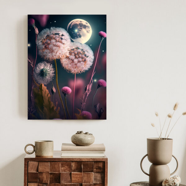 Plakat Dmuchawce Na Tle Nocnego Nieba - obrazek 4