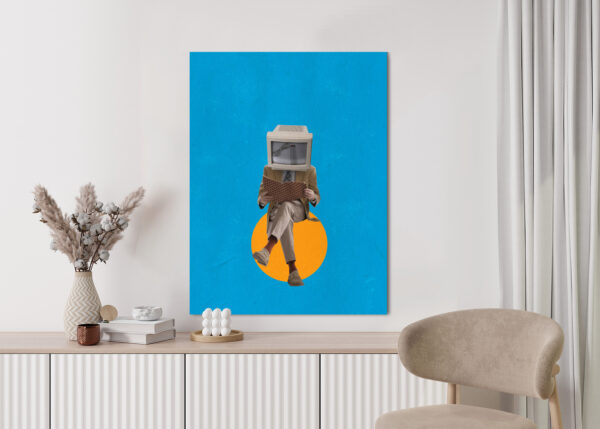 Plakat Binarny Umysł Kolaż Nowoczesny - obrazek 6