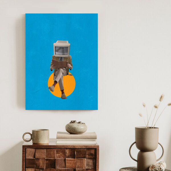 Plakat Binarny Umysł Kolaż Nowoczesny - obrazek 4