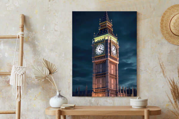 Plakat Londyński Big Ben Nocą - obrazek 7