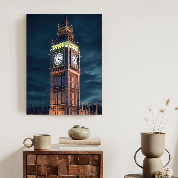 Plakat Londyński Big Ben Nocą - obrazek 4