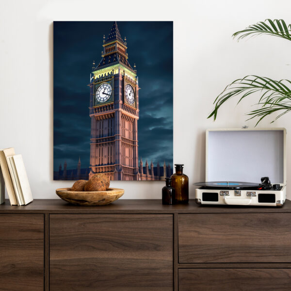 Plakat Londyński Big Ben Nocą - obrazek 5