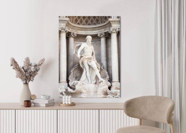 Plakat Architektura Najpiękniejszej Fontanny Di Trevi W Rzymie - obrazek 6
