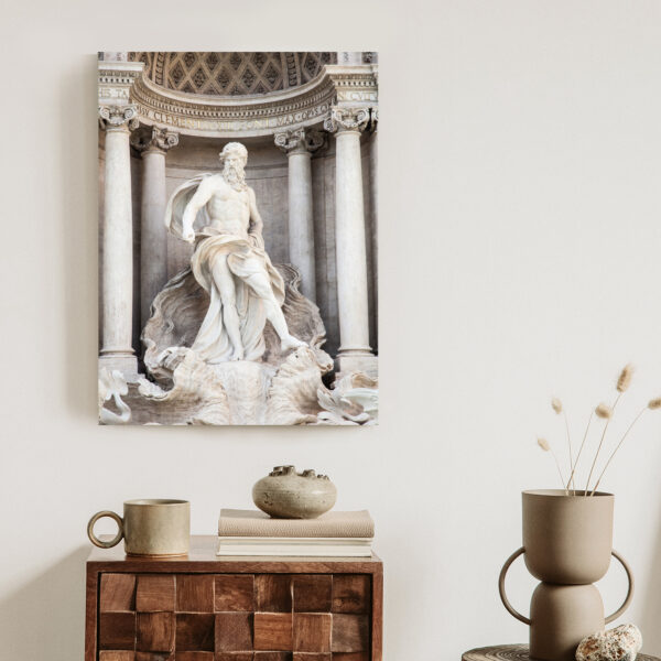 Plakat Architektura Najpiękniejszej Fontanny Di Trevi W Rzymie - obrazek 4