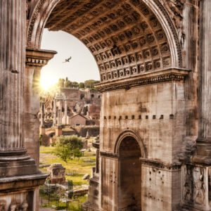 Plakat Architektura Forum Romanum W Rzymie