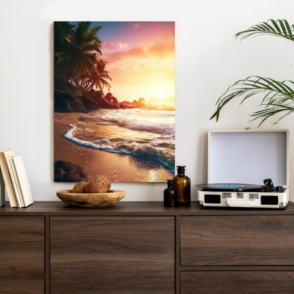 Plakat Plaża Morze I Drzewa Palmowe - obrazek 5